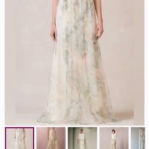 Jenny Yoo Arabella watercolour tulle skirt